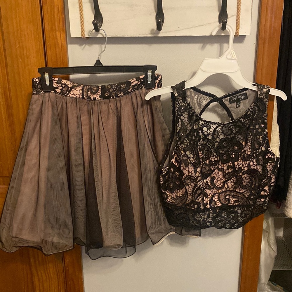 Two piece Homecoming dress